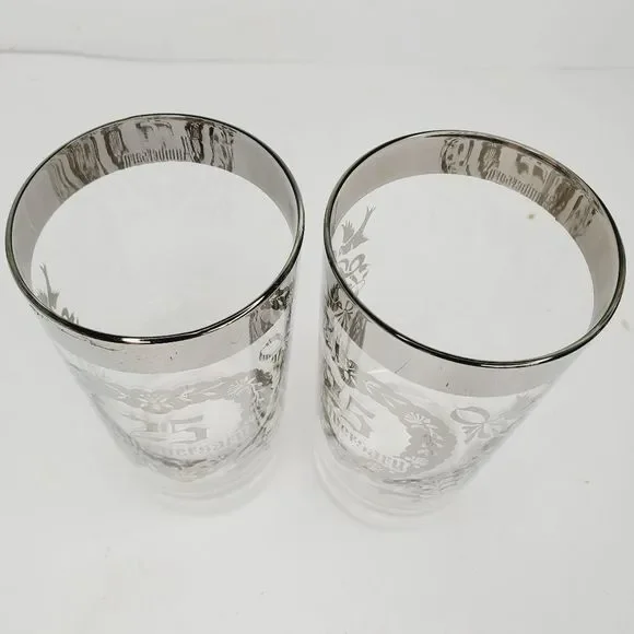 Vintage 25th anniversary glasses - Picture 6 of 7